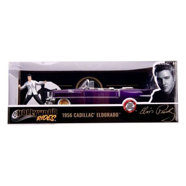 1956 Cadillac Eldorado Elvis Presley With Figure Hollywood Rides Diecast Model 1 24 End February 2021