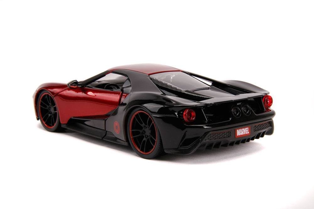 Ford Gt 2017 Diecast 1 24 Miles Morales Spiderman Marvel Hollywood Rides