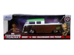Guardians Of The Galaxy Hollywood Rides Diecast Model 1 24 1962 Volkswagen Bus With Figure End February 2021