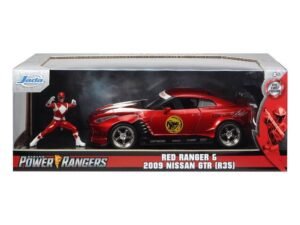 Power Rangers Hollywood Rides Diecast Model 1 24 2009 Nissan Gt R R35 With Figure End February 2021