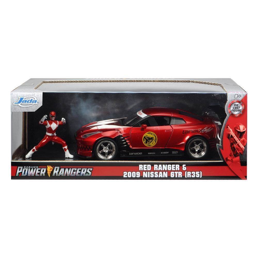 Power Rangers Hollywood Rides Diecast Model 1 24 2009 Nissan Gt R R35 With Figure End February 2021