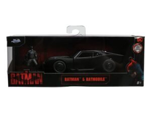 Batmobile With Figure Batman 2022 Hollywood Rides Diecast Model 1 32