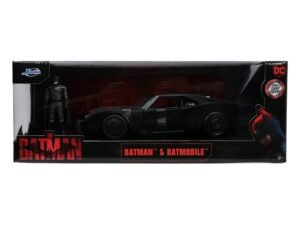 Batmobile With Figure Batman 2022 Hollywood Rides Diecast Model 1 24 2022