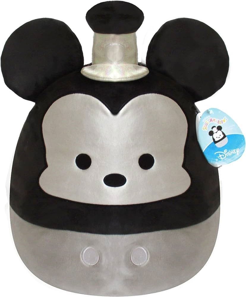 Squishmallows Plush Figure Disney 100 Steam Boat Willie 35 Cm