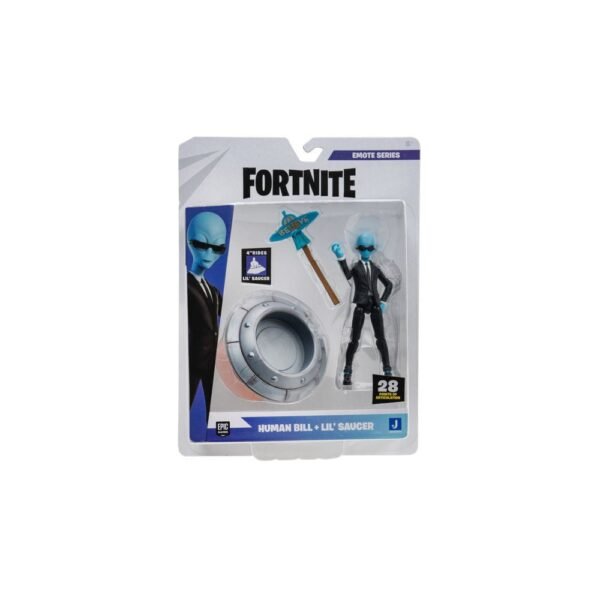 Human Bill And Lil Saucer Fortnite Emote Series Action Figure
