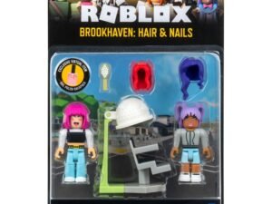 Roblox Action Figures Game Pack Brookhaven Hair Nails