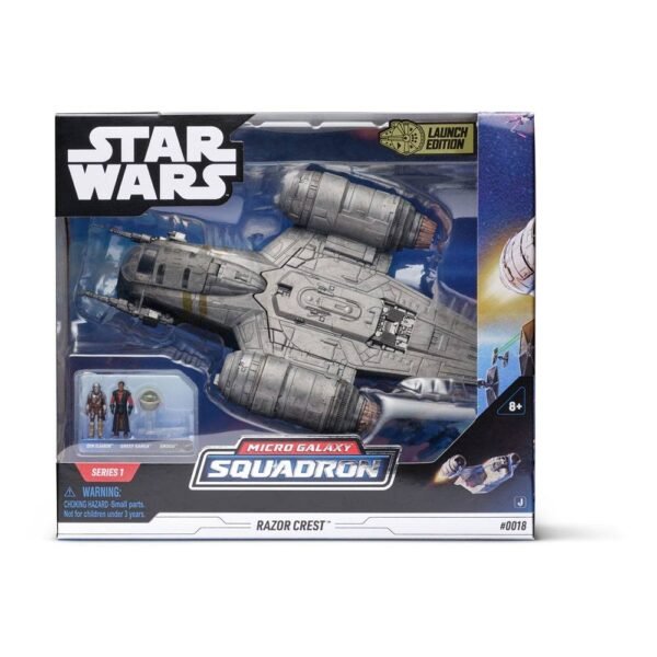 Razor Crest Star Wars Micro Galaxy Squadron Vehicle With Figures With Figures 20 Cm