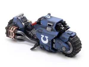 Warhammer 40K Vehicle 1 18 Ultramarines Outrider Bike 22 Cm