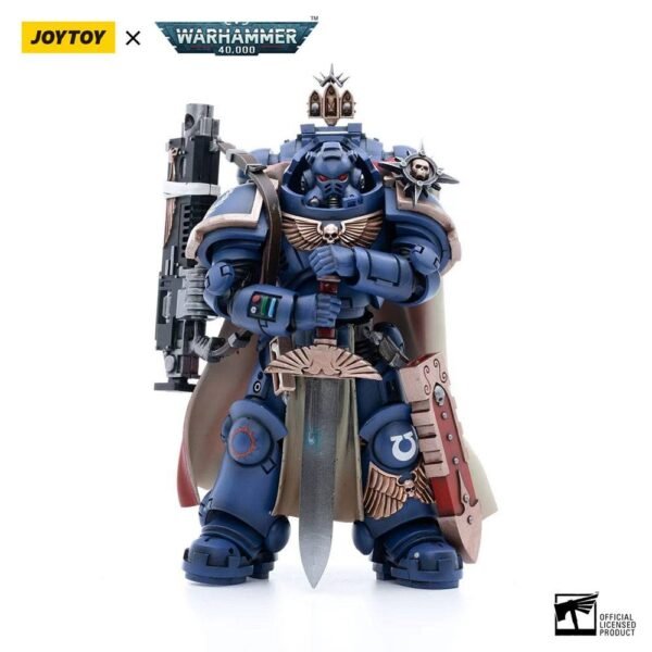 Ultramarines Captain With Master Crafted Heavy Bolt Rifle Warhammer 40K Action Figure 1 18 12 Cm