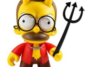 The Simpsons Figure Flanders Vestito Da Diavolo 18Cm