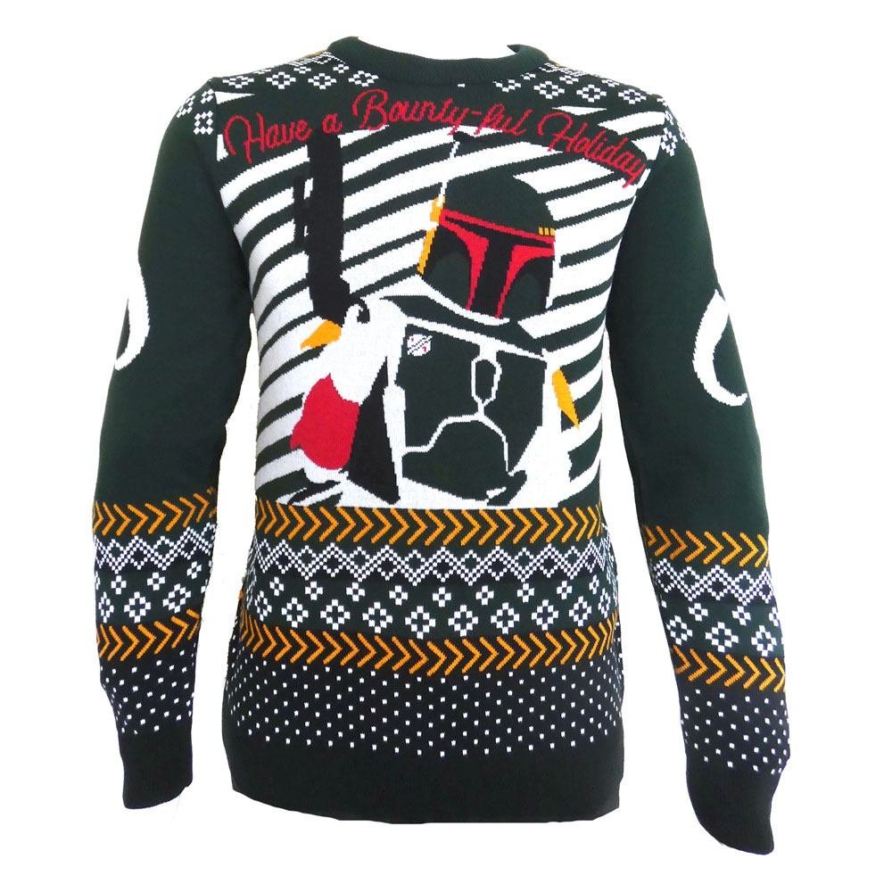 Star Wars Sweatshirt Christmas Jumper Boba Fett Bounty Adults Size
