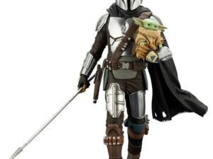 Mandalorian Grogu With Beskar Staff Star Wars The Mandalorian Artfx Statue 1 10 18 Cm