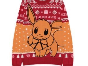 Pokemon Sweatshirt Christmas Jumper Eevee Adult Size