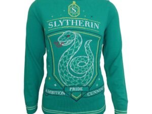 Harry Potter Sweatshirt Christmas Jumper Slytherin Adults Size
