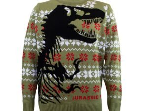 Jurassic Park Sweatshirt Christmas Jumper Dino Skeleton Adults Size