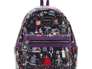 Beetlejuice By Loungefly Backpack Icons Aop