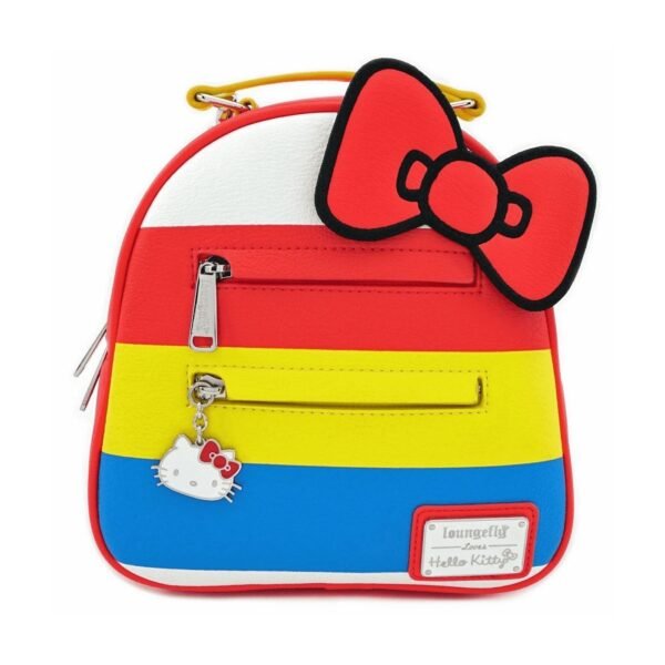 Zainetto Tempo Libero Hello Kitty By Loungefly Fiocco Rosso Pelle Sintetica