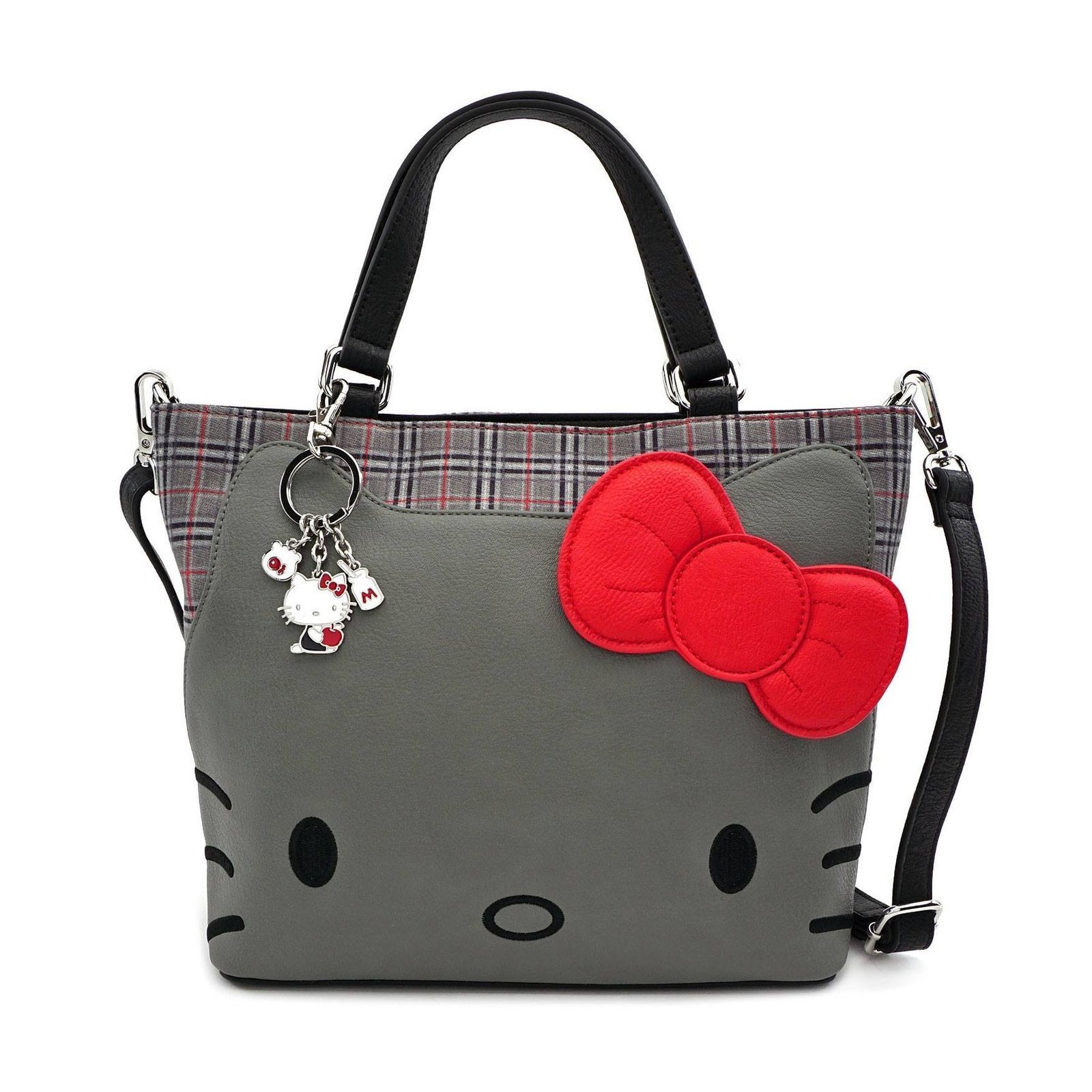 Borsa Donna Tracolla Hello Kitty By Loungefly Grigia Pelle Sintetica