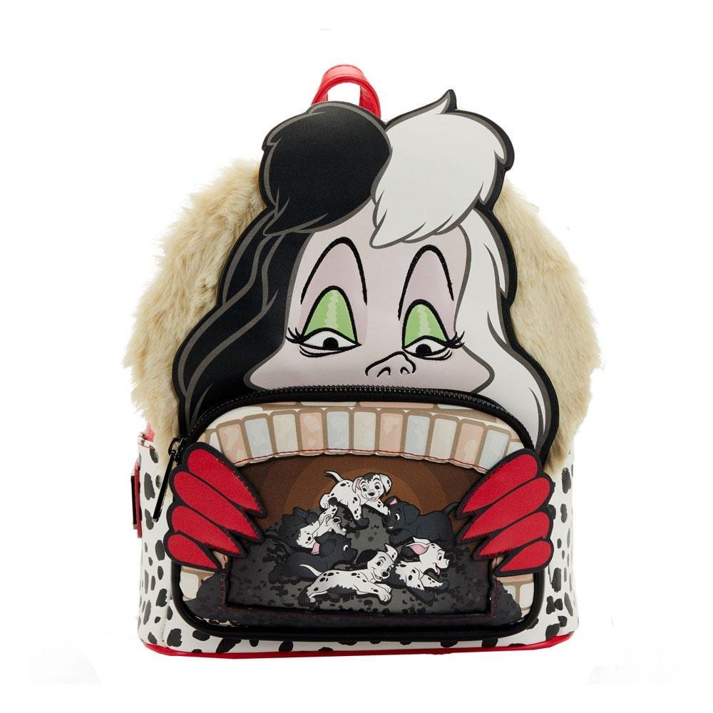 Disney By Loungefly Backpack 101 Dalmatians Villains Scene Cruella