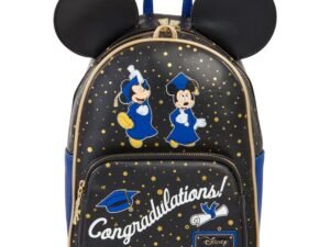 Mickey And Minnie Graduation Disney By Loungefly Backpack