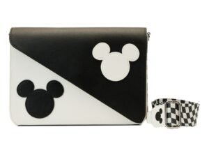 Mickey Y2K Black And White Disney By Loungefly Crossbody