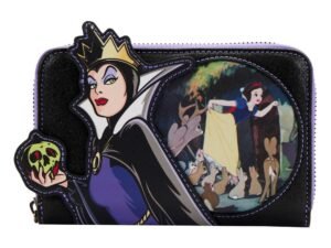 Disney By Loungefly Wallet Villains Scene Evil Queen Apple Portafogli