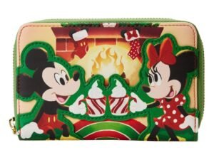Mickey Minnie Hot Cocoa Fireplace Disney By Loungefly Wallet
