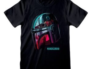 Star Wars The Mandalorian T Shirt Helmet Reflection Taglia S Adulti Adults