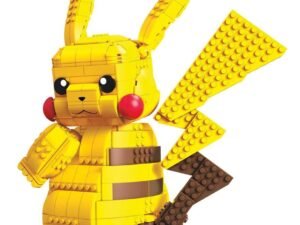 Jumbo Pikachu Pokemon Mega Construx Wonder Builders Construction Set 33 Cm