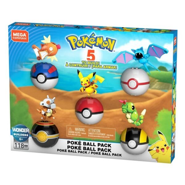 Poke Ball Pack Pokemon Mega Construx Construction Set
