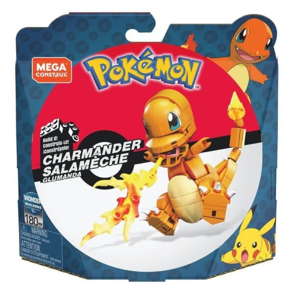 Charmander Pokemon Mega Construx Wonder Builders Construction Set 10 Cm