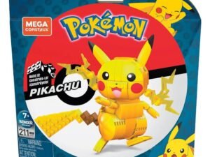 Pikachu Pokemon Mega Construx Wonder Builders Construction Set 10 Cm