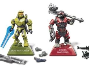 Halo Infinite Mega Construx Pro Builders Construction Set Master Chief Vs Brute Warrior