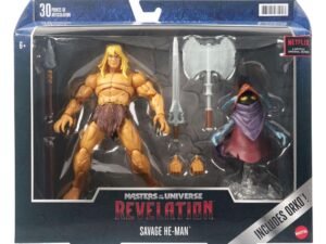 Masters Of The Universe Revelation Masterverse Action Figures 2022 Deluxe Savage He Man Orko 18 Cm