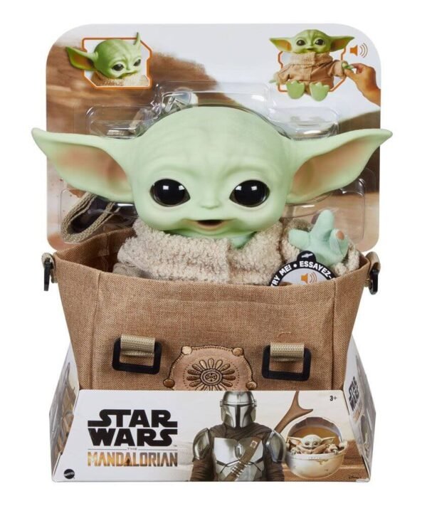 Star Wars The Mandalorian Electronic Plush Figure With Shoulder Bag The Child 28 Cm August 2021