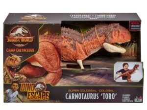 Jurassic World Camp Cretaceous Action Figure Super Colossal Carnotaurus Toro 41 Cm November 2021