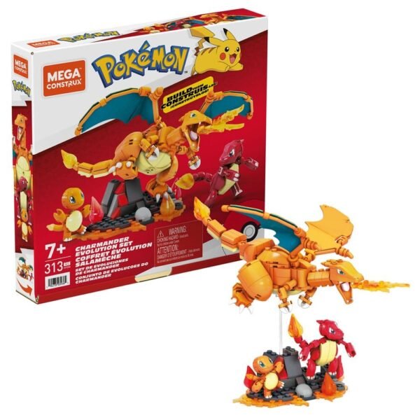 Charmander Evolution Set Pokemon Mega Construx Construction Set