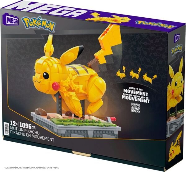 Pokemon Mega Construx Construction Set Motion Pikachu