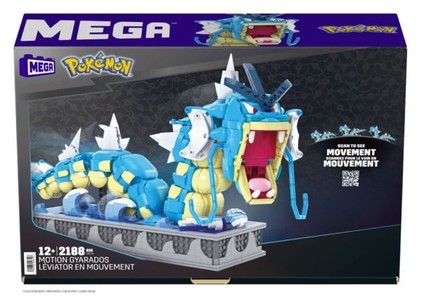 Gyarados Pokemon Mega Construx Construction Set Motion 44 Cm