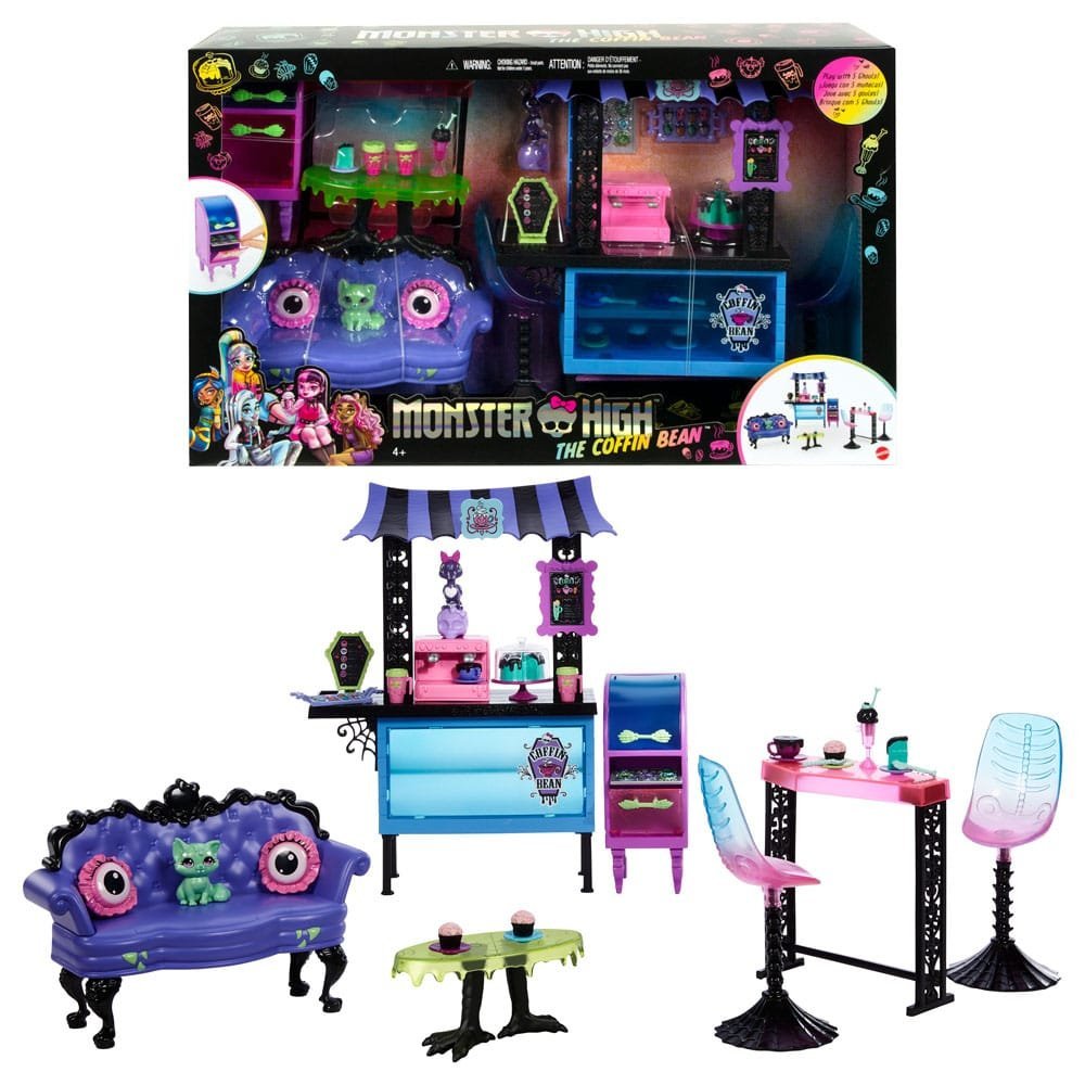 Monster High Playset The Coffin Bean Cafe Lounge