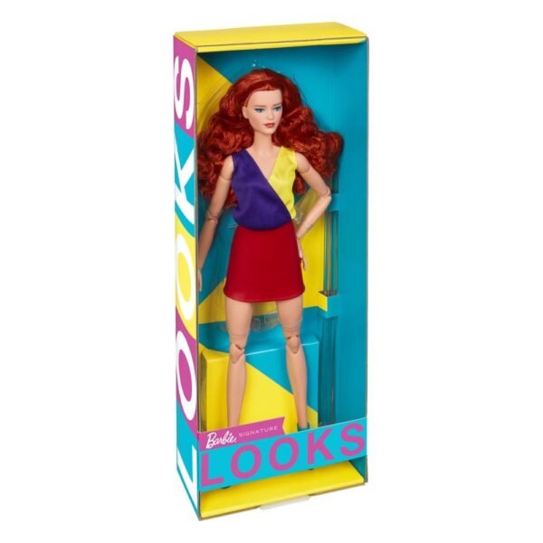 Barbie Signature Barbie Looks Doll Model 13 Red Hair Red Skirt