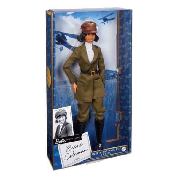 Bessie Coleman Barbie Signature Inspiring Women Fashion Doll 27 Cm