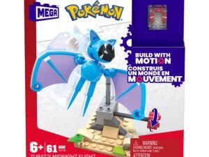Zubats Midnight Flight Pokemon Mega Construx Construction Set 11 Cm