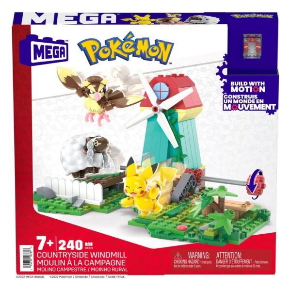 Countryside Windmill Pokemon Mega Construx Construction Set 15 Cm