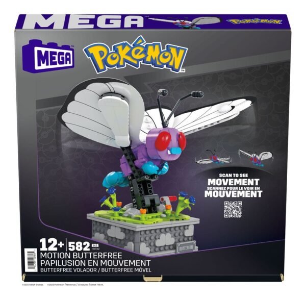Butterfree Pokemon Mega Construx Construction Set Motion 22 Cm