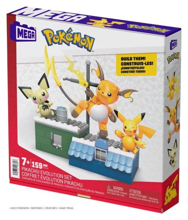 Pikachu Evolution Set Pokemon Mega Construx Construction Set