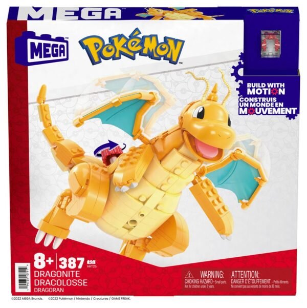 Dragonite Pokemon Mega Construx Construction 19 Cm