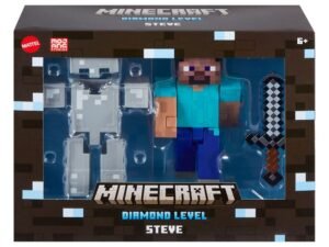 Steve Minecraft Diamond Level Action Figure 14 Cm
