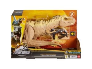 Tyrannosaurus Rex Jurassic World Dino Trackers Action Figure Hunt N Chomp