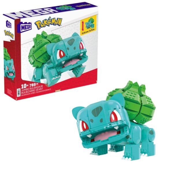 Bulbasaur Pokemon Mega Construx Construction Set Jumbo 17 Cm